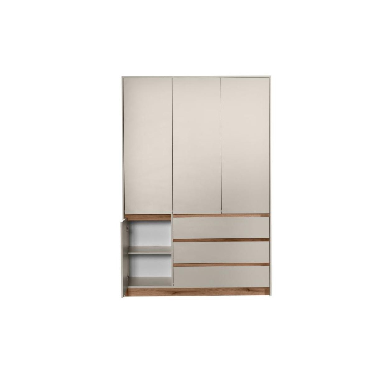 Ντουλάπα NORDIC 4V3F κασμίρ/ artisan 138,5x205x52