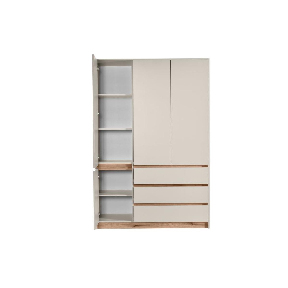 Ντουλάπα NORDIC 4V3F κασμίρ/ artisan 138,5x205x52