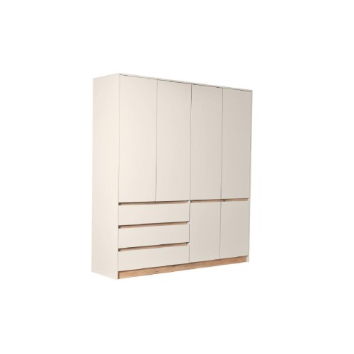 Ντουλάπα NORDIC 6V3F κασμίρ/ artisan 183,5x205x52