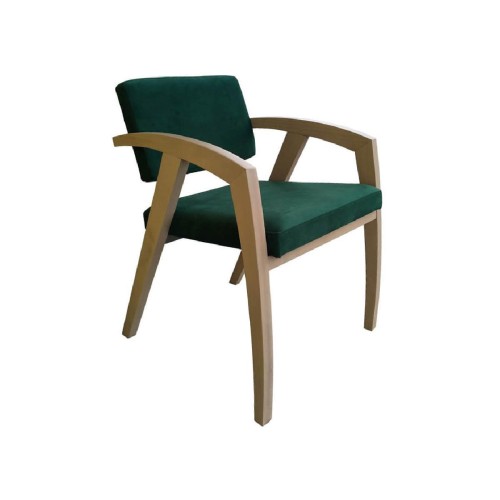 Καρεκλοπολυθρόνα BM-IDEA με επιλογή χρώματος σε ύφασμα και ξύλο