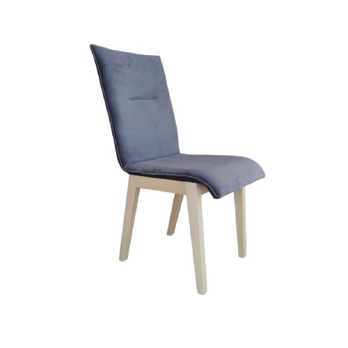 Καρέκλα τραπεζαρίας BM-KAMI με επιλογή χρώματος σε ύφασμα και ξύλο