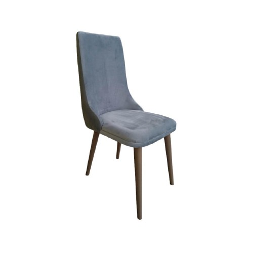 Καρέκλα τραπεζαρίας BM-NELA με επιλογή χρώματος σε ύφασμα και ξύλο