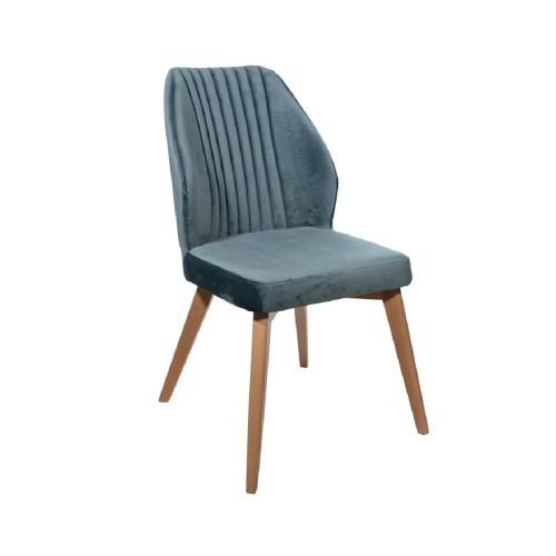 Καρέκλα τραπεζαρίας BM-SENA με επιλογή χρώματος σε ύφασμα και ξύλο