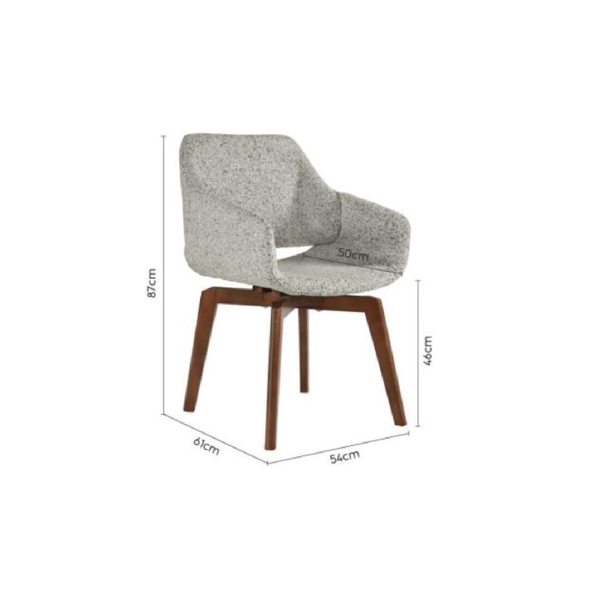 Καρεκλοπολυθρόνα GM-BERTA με επιλογή χρώματος σε ύφασμα και ξύλο