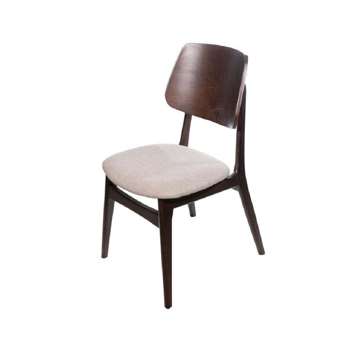 Καρέκλα τραπεζαρίας GM-BROOKLYN 1 με επιλογή χρώματος σε ύφασμα και ξύλο