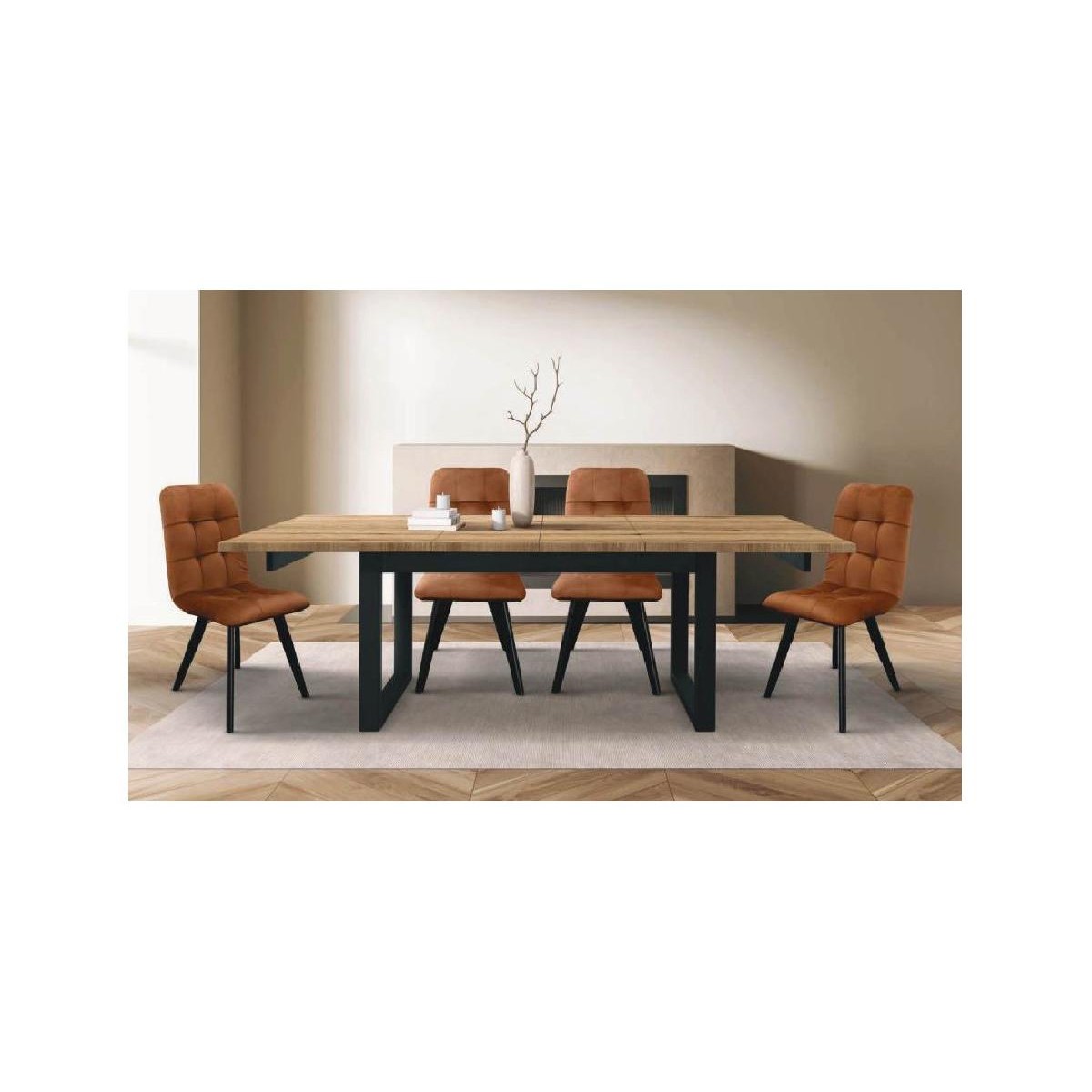 Καρέκλα τραπεζαρίας GM-RIVA με επιλογή χρώματος σε ύφασμα και ξύλο