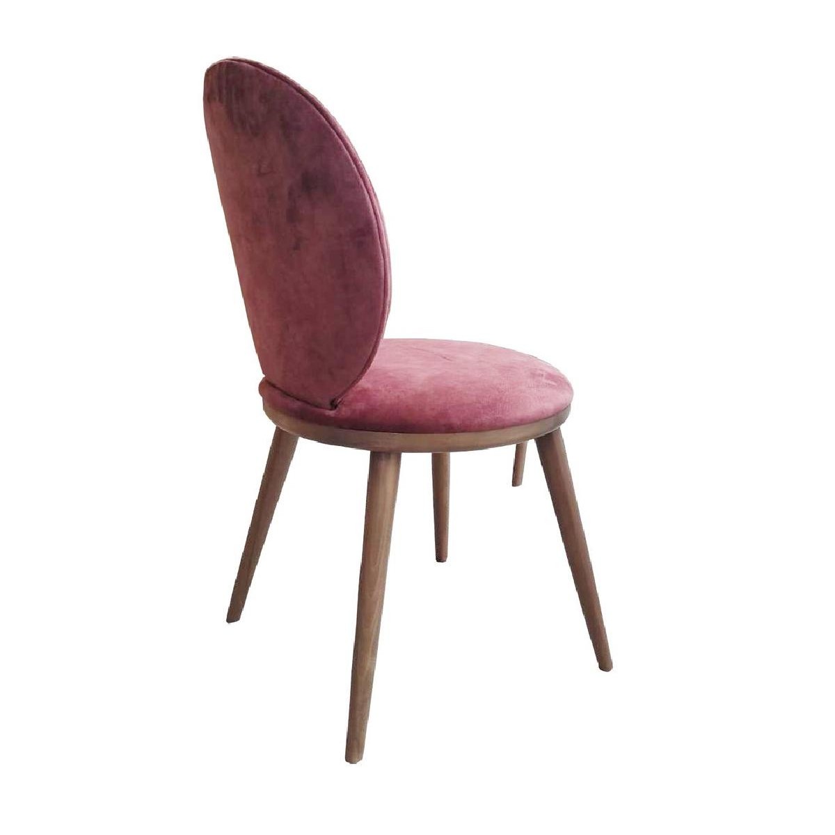 Καρέκλα τραπεζαρίας GM-VISION με επιλογή χρώματος σε ύφασμα και ξύλο