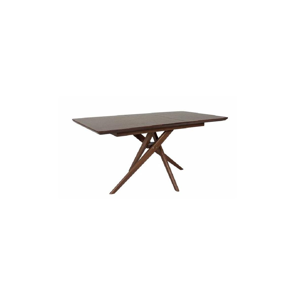 Επεκτεινόμενο τραπέζι δείπνου με επιλογή χρώματος ξύλου GM-ZX2000 140+40x90