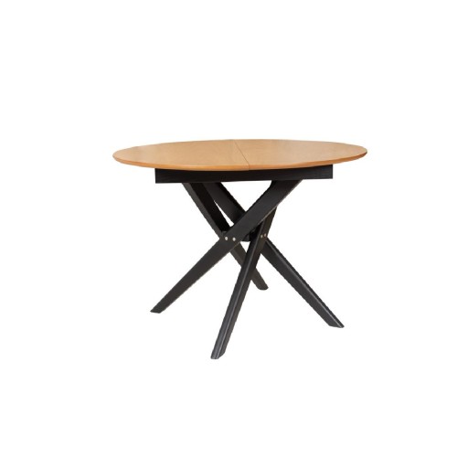 Επεκτεινόμενη ροτόντα δείπνου με επιλογή χρώματος ξύλου GM-ZX2001 110+35