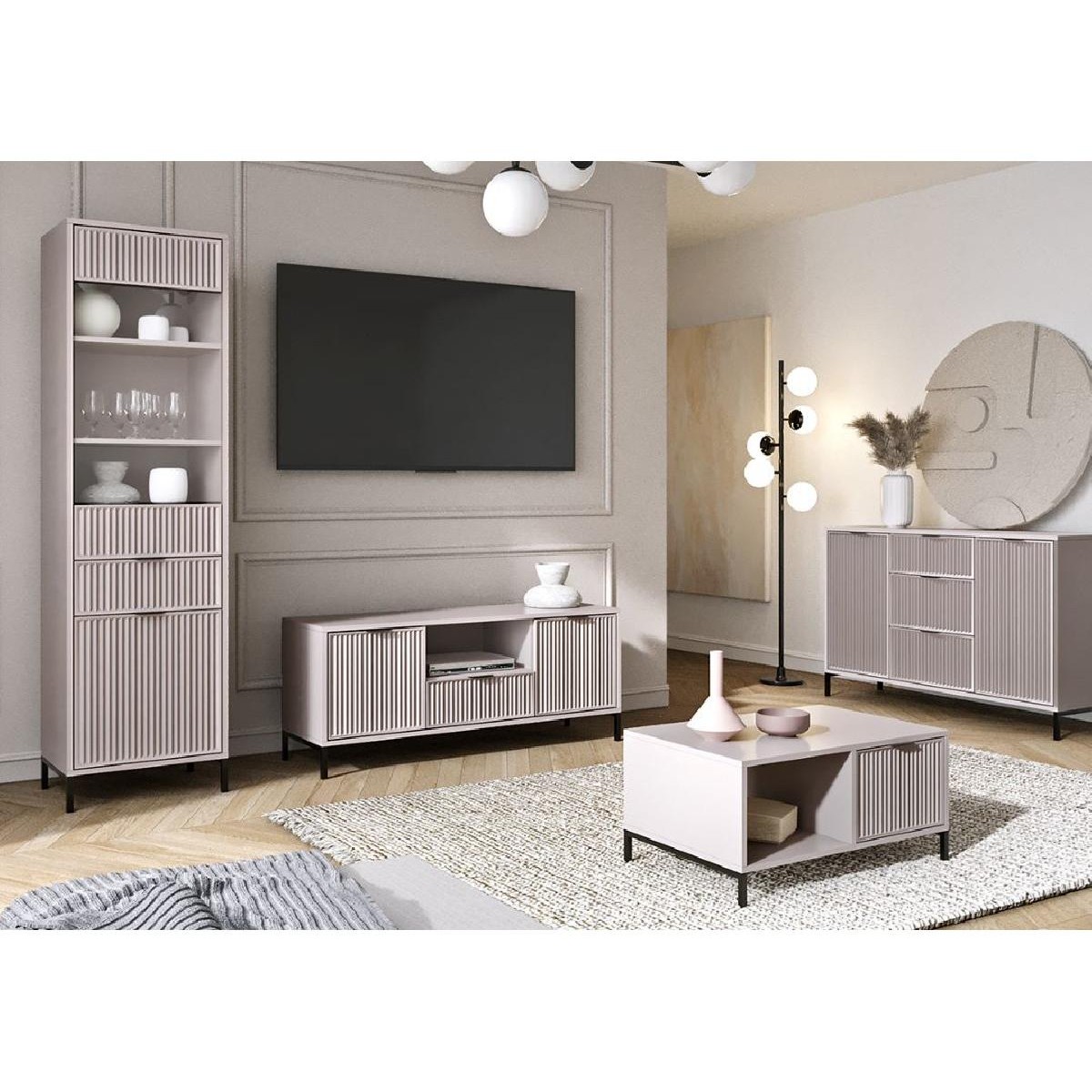 Έπιπλο TV LINKA 135 κασμίρ 135x41x56