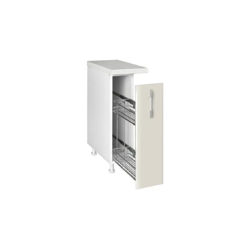 Κουζίνα In MDF D20 Μπεζ gloss