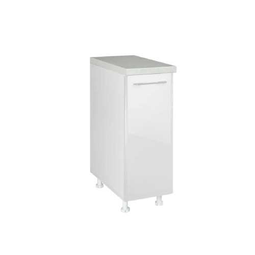 Κουζίνα In MDF D30 Άσπρο gloss