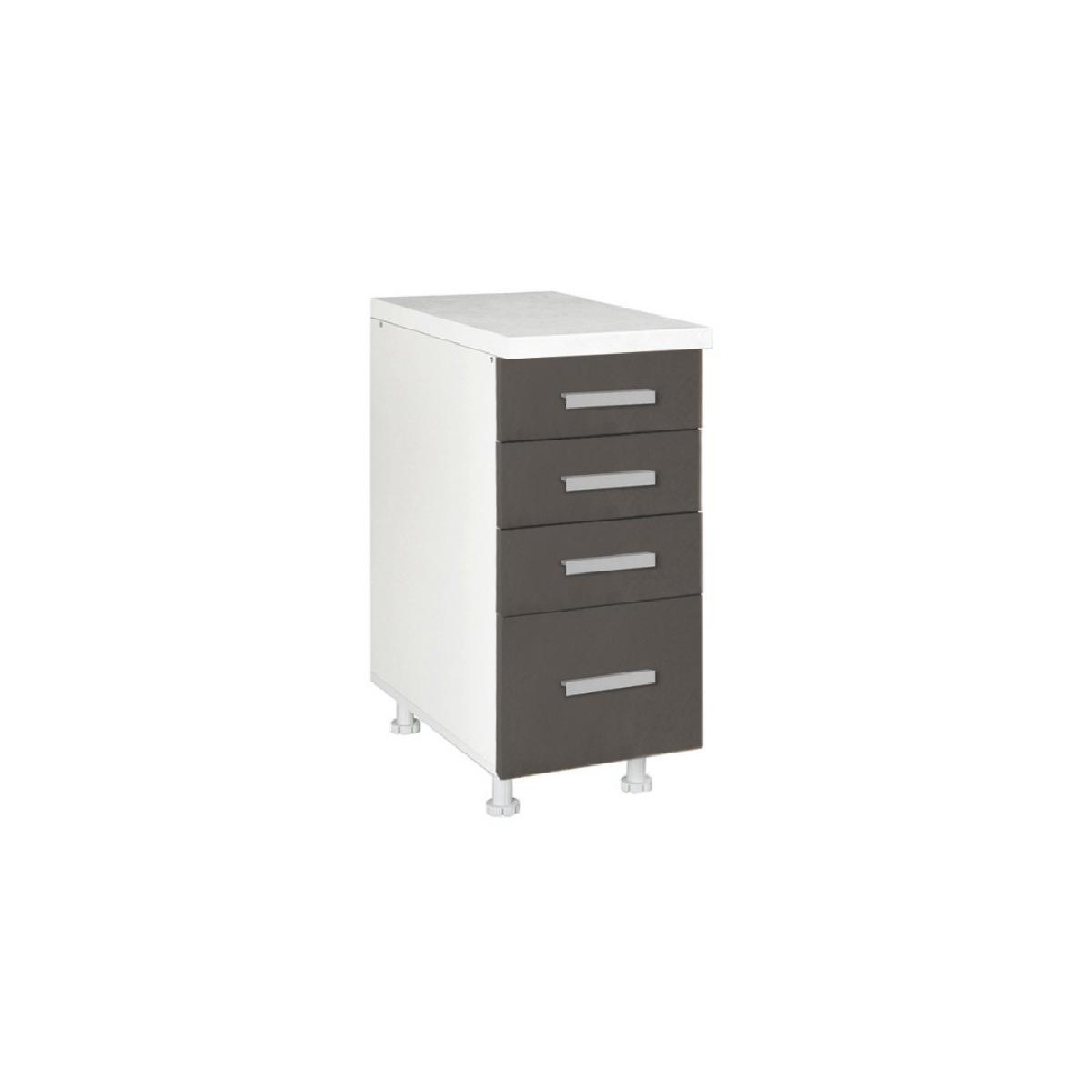 Επιδαπέδια συρταριέρα κουζίνας In D40 F Artisan 40x60x85εκ.