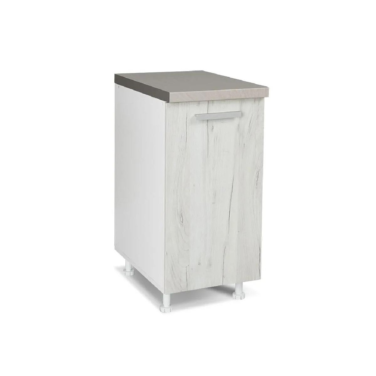 Επιδαπέδιο ντουλάπι κουζίνας In D40 K Γκρι δρυς 40x60x85εκ.