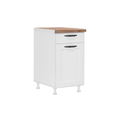 Επιδαπέδιο ντουλάπι με 1 συρτάρι κουζίνας CONTEMPO D45K Λευκό 45x60x85εκ. Επιδαπέδιο ντουλάπι με 1 συρτάρι κουζίνας CONTEMPO D45K Λευκό 45x60x85εκ.