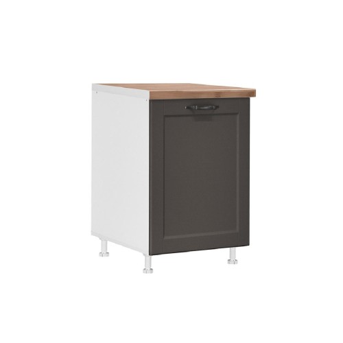 Επιδαπέδιο ντουλάπι κουζίνας CONTEMPO D50 Γκρι ανθρακί 50x60x85εκ.