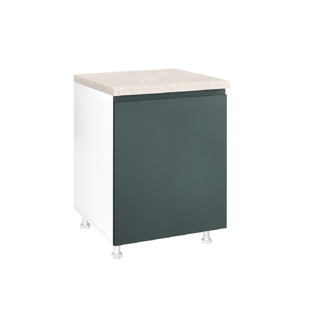 Επιδαπέδιο ντουλάπι κουζίνας AURA D50 Λευκό 50x60x85εκ.