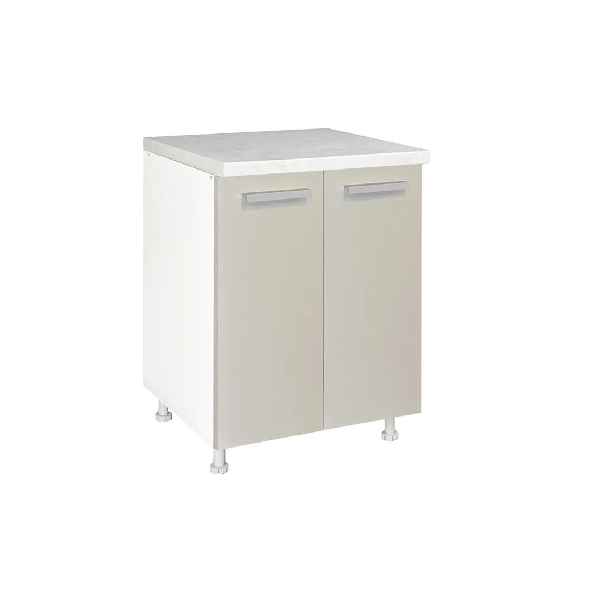 Επιδαπέδιο ντουλάπι κουζίνας In D60 Γκρι δρυς 60x60x85εκ.