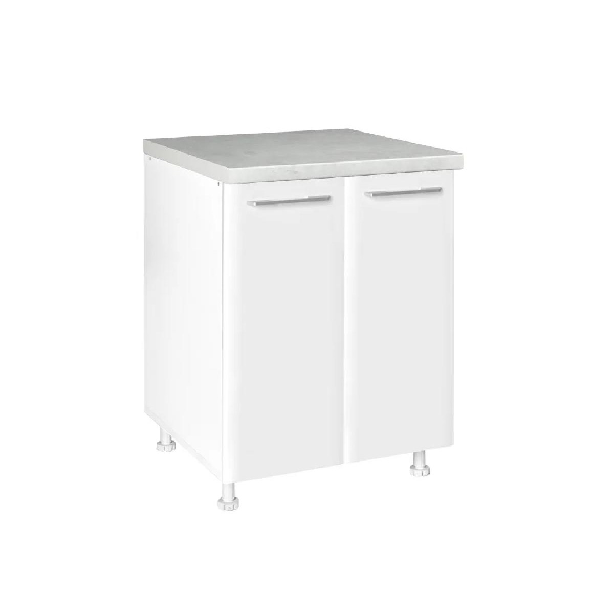 Επιδαπέδιο ντουλάπι κουζίνας IN MDF D60 Cashmere γυαλιστερό 60x60x85εκ.