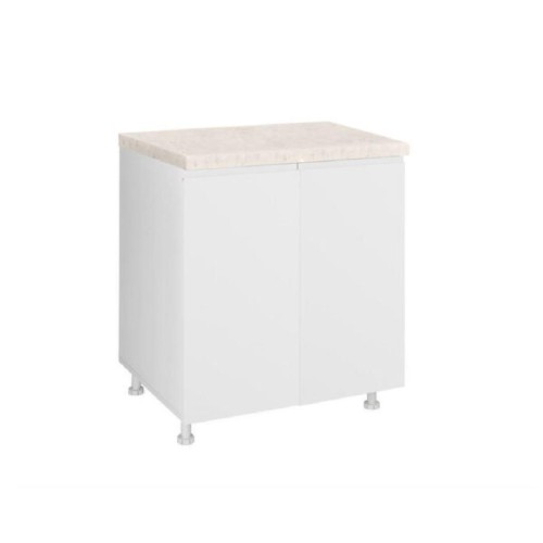 Επιδαπέδιο ντουλάπι κουζίνας AURA D60 Λευκό 60x60x85εκ.