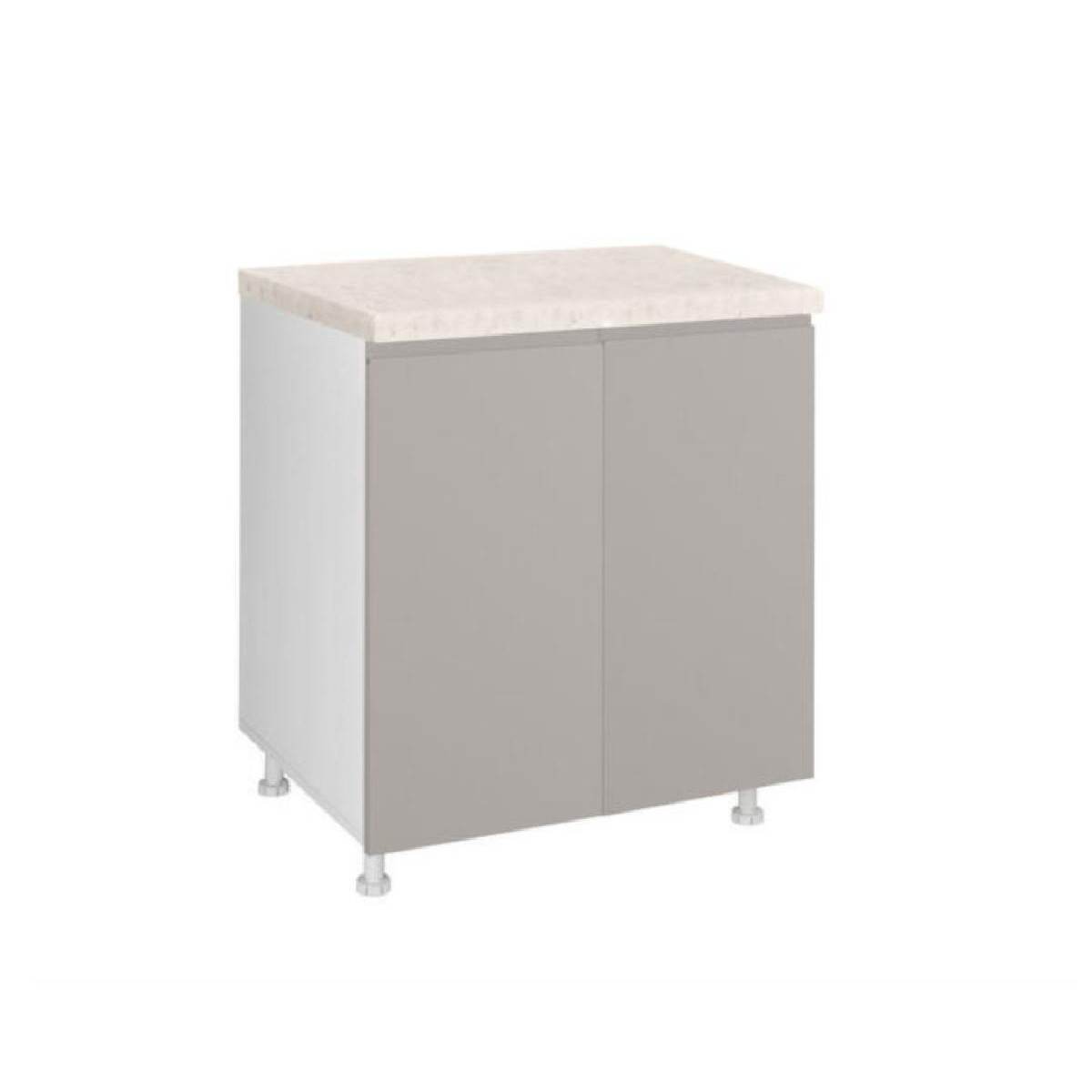 Επιδαπέδιο ντουλάπι κουζίνας AURA D60 Μπεζ 60x60x85εκ.