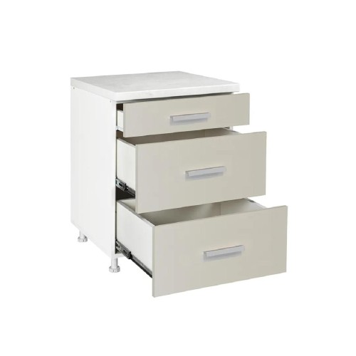 Επιδαπέδια συρταριέρα κουζίνας In D60 F Δρυς πάγου 60x60x85εκ.