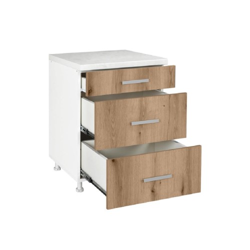 Επιδαπέδια συρταριέρα κουζίνας In D60 F Artisan 60x60x85εκ.