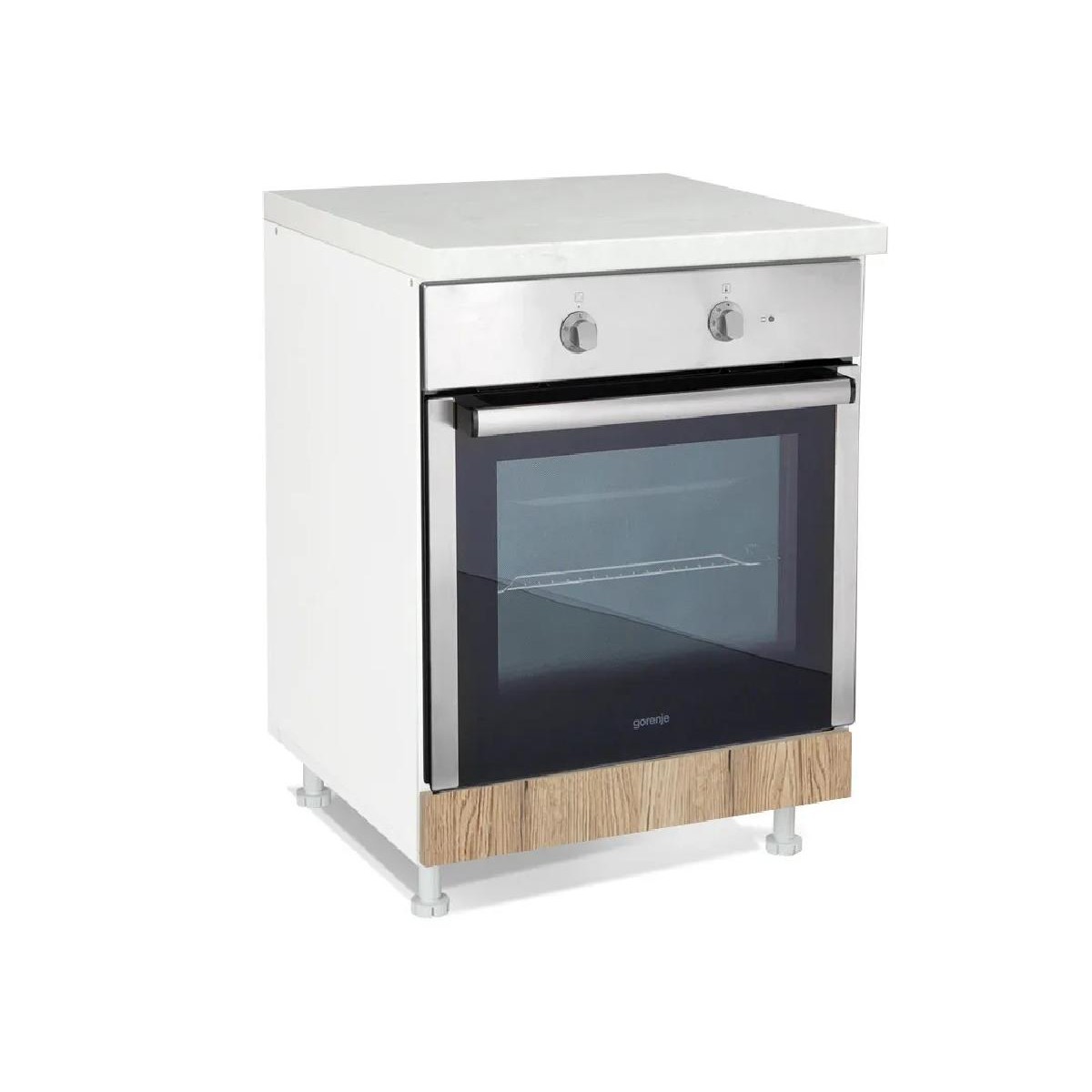 Επιδαπέδιο ντουλάπι εντοιχιζόμενης ηλεκτρικής κουζίνας In D60R Αμμου