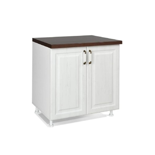 Επιδαπέδιο ντουλάπι κουζίνας RUSTIC D80 rustic λευκό 80x60x85