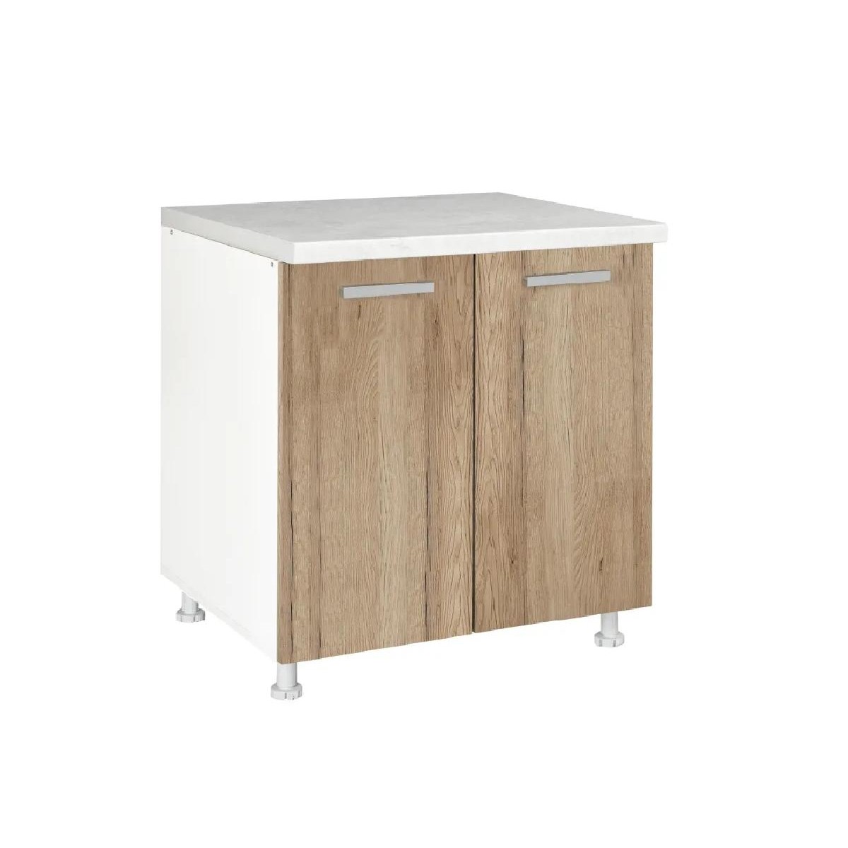 Επιδαπέδιο ντουλάπι κουζίνας In D80 Δρυς πάγου 80x60x85εκ.