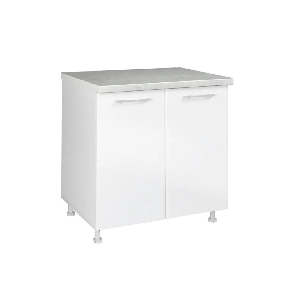 Επιδαπέδιο ντουλάπι κουζίνας IN MDF D80 Cashmere γυαλιστερό 80x60x85εκ.