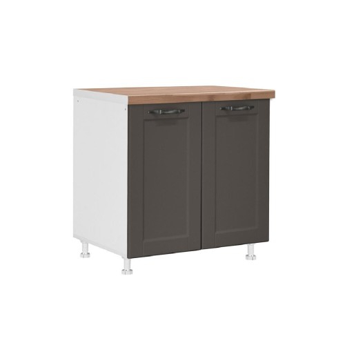 Επιδαπέδιο ντουλάπι κουζίνας CONTEMPO D80 Γκρι ανθρακί 80x60x85εκ.