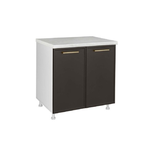 Επιδαπέδιο ντουλάπι κουζίνας Alba D80 Γκρι ανθρακί 80x60x85εκ. Επιδαπέδιο ντουλάπι κουζίνας Alba D80 Γκρι ανθρακί 80x60x85εκ.