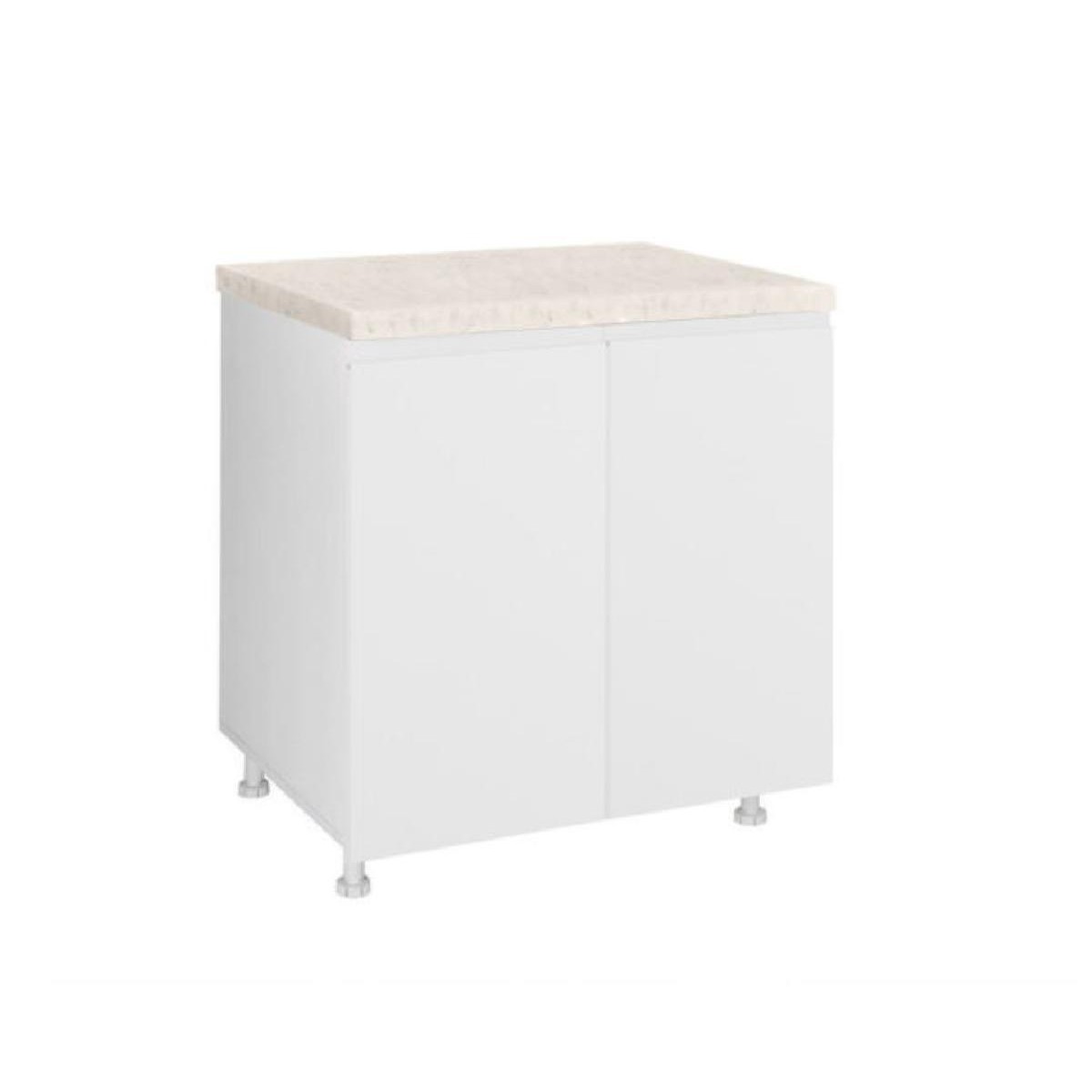 Επιδαπέδιο ντουλάπι κουζίνας AURA D80 Λευκό 80x60x85εκ.