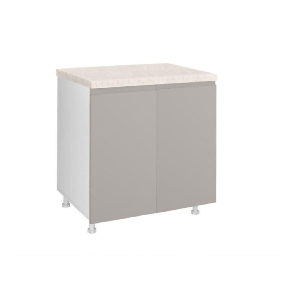 Επιδαπέδιο ντουλάπι κουζίνας AURA D80 Μπεζ 80x60x85εκ.