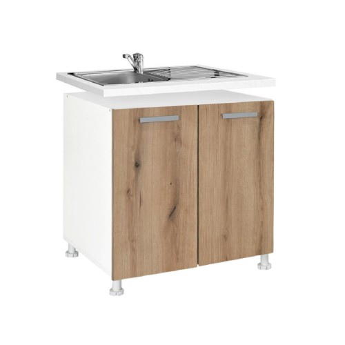 Επιδαπέδιο ντουλάπι νεροχύτη κουζίνας In D80 S Artisan 80x60x85εκ.