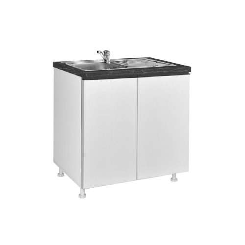 Επιδαπέδιο ντουλάπι νεροχύτη κουζίνας LINA D80S Μπεζ 80x60x85εκ. Επιδαπέδιο ντουλάπι νεροχύτη κουζίνας LINA D80S Μπεζ 80x60x85εκ.