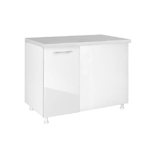 Κουζίνα In MDF DU100 Άσπρο gloss