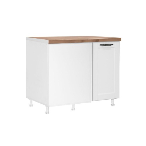 Επιδαπέδιο γωνιακό ντουλάπι κουζίνας Contempo DU100 Λευκό 100x60x85εκ.