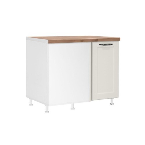 Επιδαπέδιο γωνιακό ντουλάπι κουζίνας Contempo DU100 Μπεζ 100x60x85εκ.