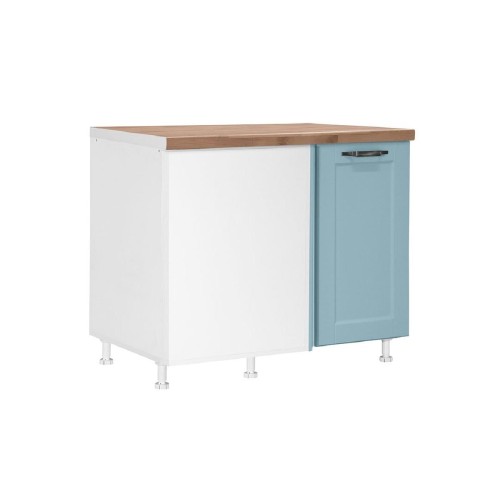 Επιδαπέδιο γωνιακό ντουλάπι κουζίνας Contempo DU100 Μπλε 100x60x85εκ.