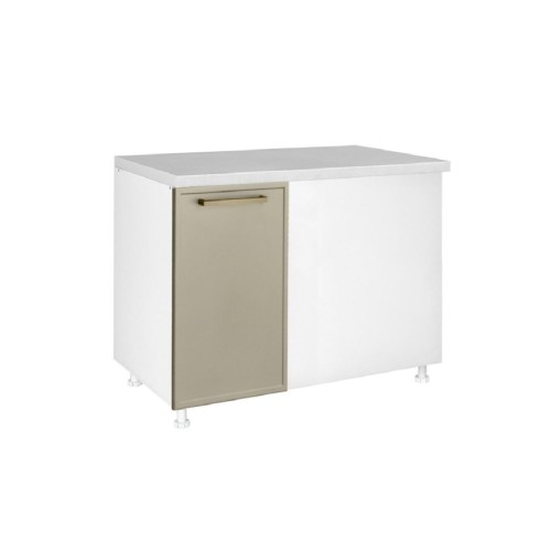 Επιδαπέδιο γωνιακό ντουλάπι κουζίνας Alba DU100 Ελιάς 100x60x85εκ. Επιδαπέδιο γωνιακό ντουλάπι κουζίνας Alba DU100 Ελιάς 100x60x85εκ.