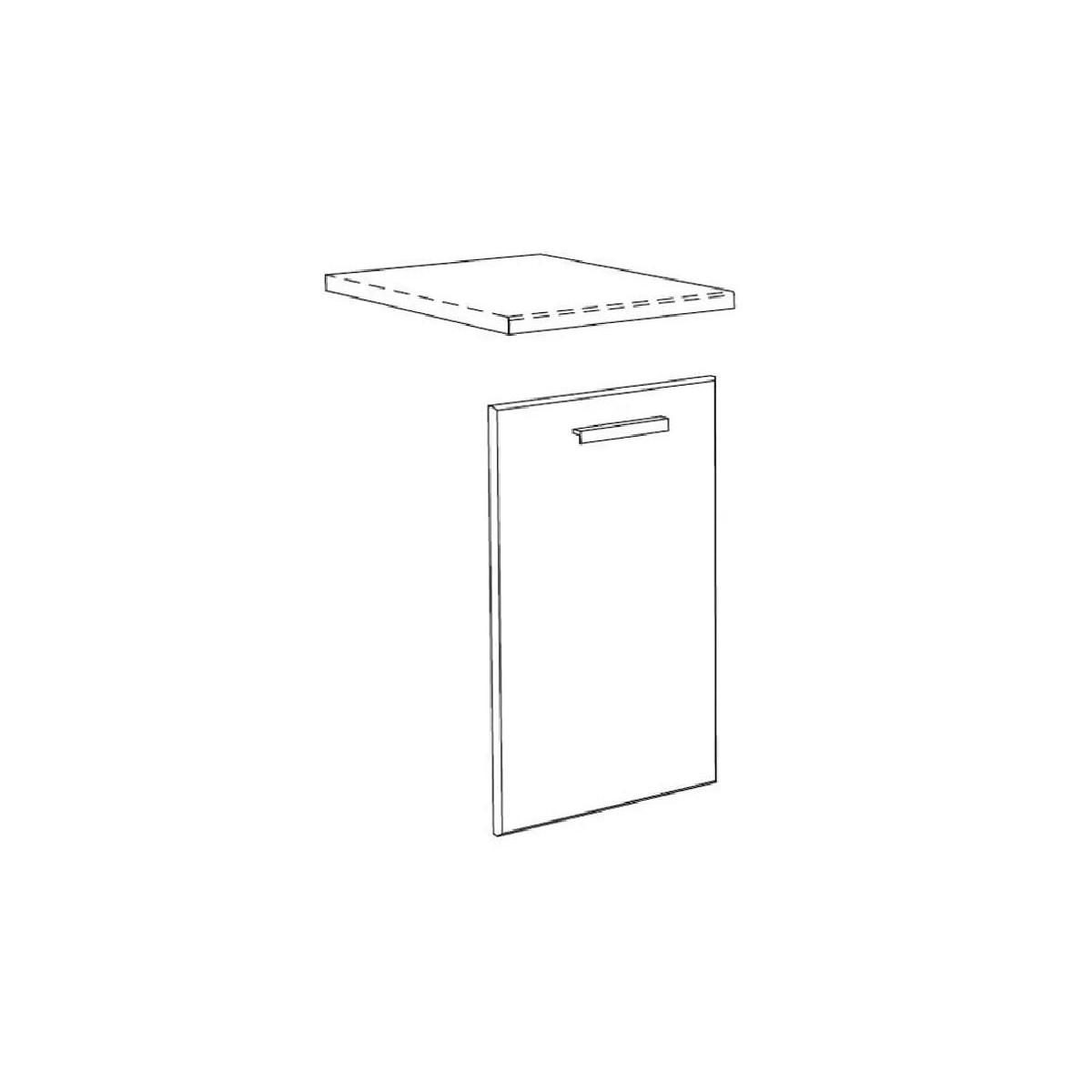 Μάσκα πλυντηρίου κουζίνας In Mask 45x72 Άμμου 45x1.9x72εκ.