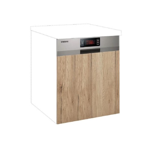 Μάσκα πλυντηρίου κουζίνας In Mask 60x60 Δρυς πάγου 60x1.9x60εκ.