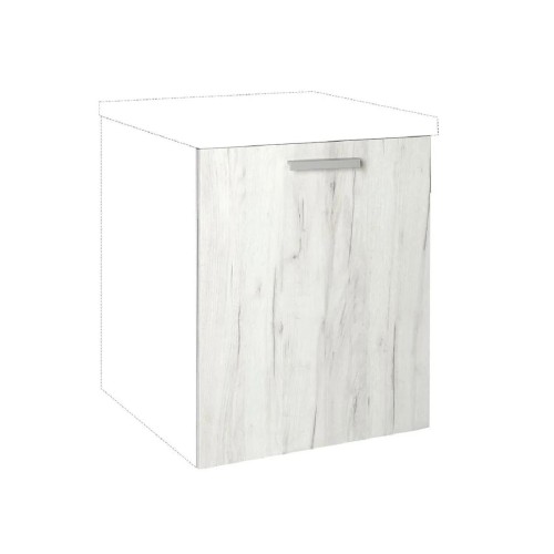 Μάσκα πλυντηρίου κουζίνας In Mask 60x72 Γκρι δρυς 60x1.9x72εκ.