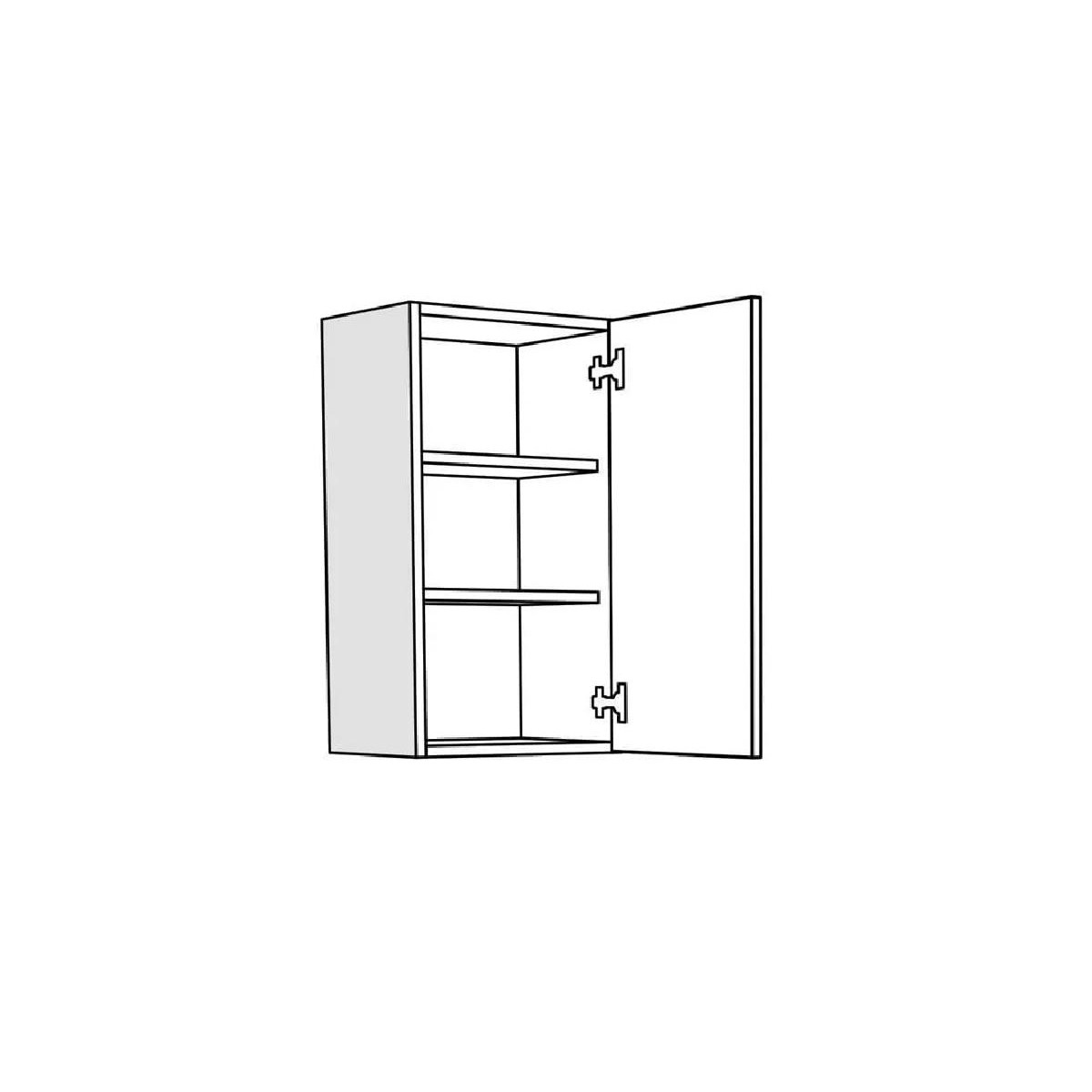 Επιτοίχιο ντουλάπι κουζίνας IN V40 Δρυς πάγου 40x31x72εκ.