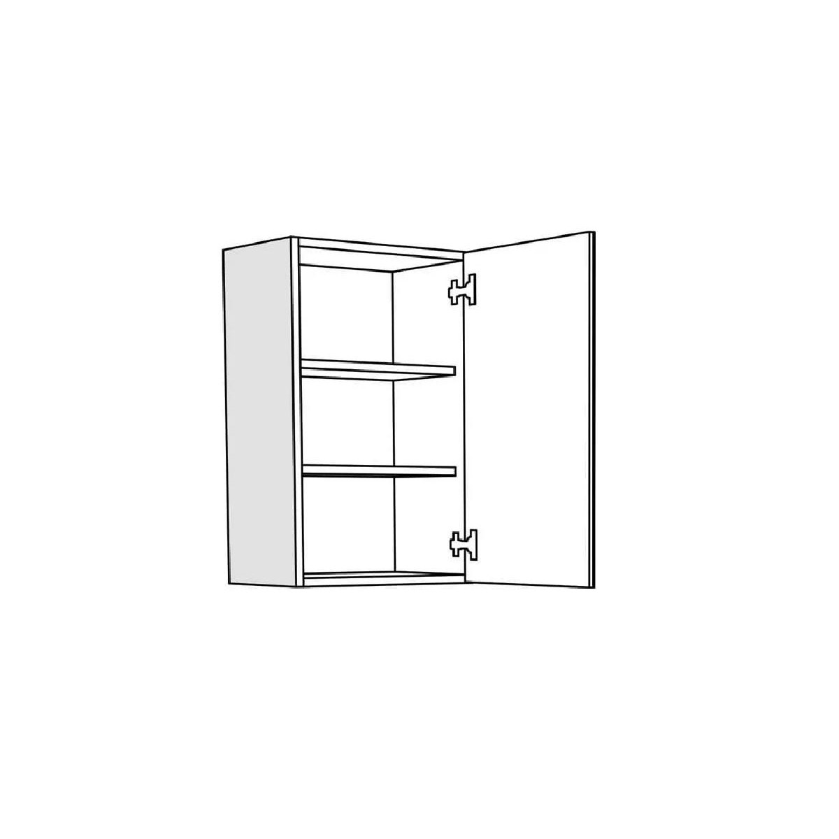 Επιτοίχιο ντουλάπι κουζίνας In V45 δρυς πάγου 45x31x72εκ.