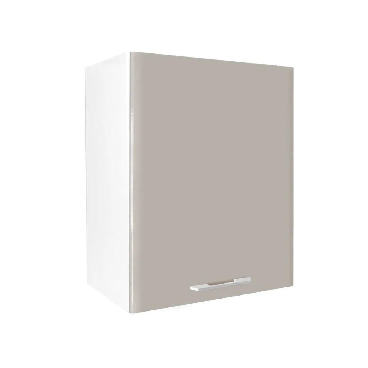 Επιτοίχιο ντουλάπι με 1 πόρτα κουζίνας IN MDF V60 1V Λευκό γυαλιστερό 60x31x72εκ.