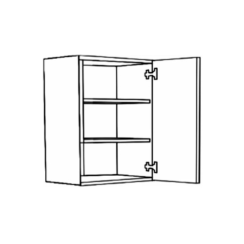 Επιτοίχιο ντουλάπι με 1 πόρτα κουζίνας IN MDF V60 1V Cashmere γυαλιστερό 60x31x72εκ.