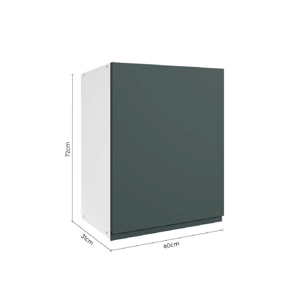 Επιτοίχιο ντουλάπι με 1 πόρτα κουζίνας AURA V60 1V Μπεζ 60x31x72εκ.